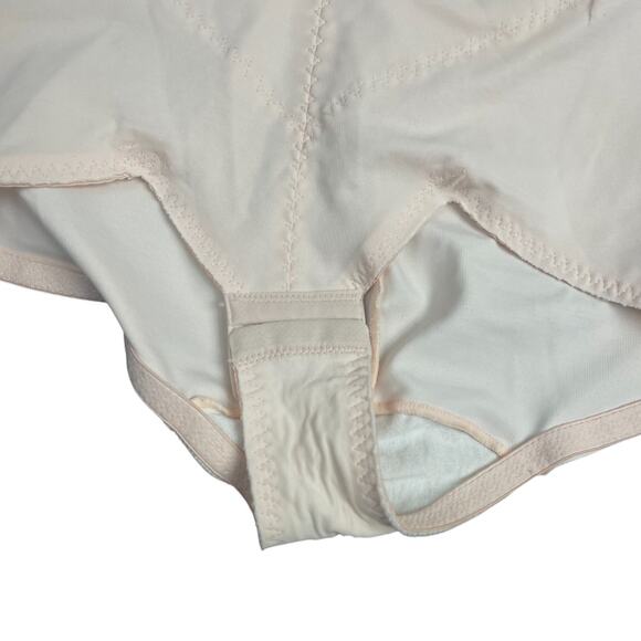 VTG Petal Pink Smoothie Diet Skinny Waist Shapewear Girdle Sz 38B Bodysuit Sexy - Picture 5 of 9